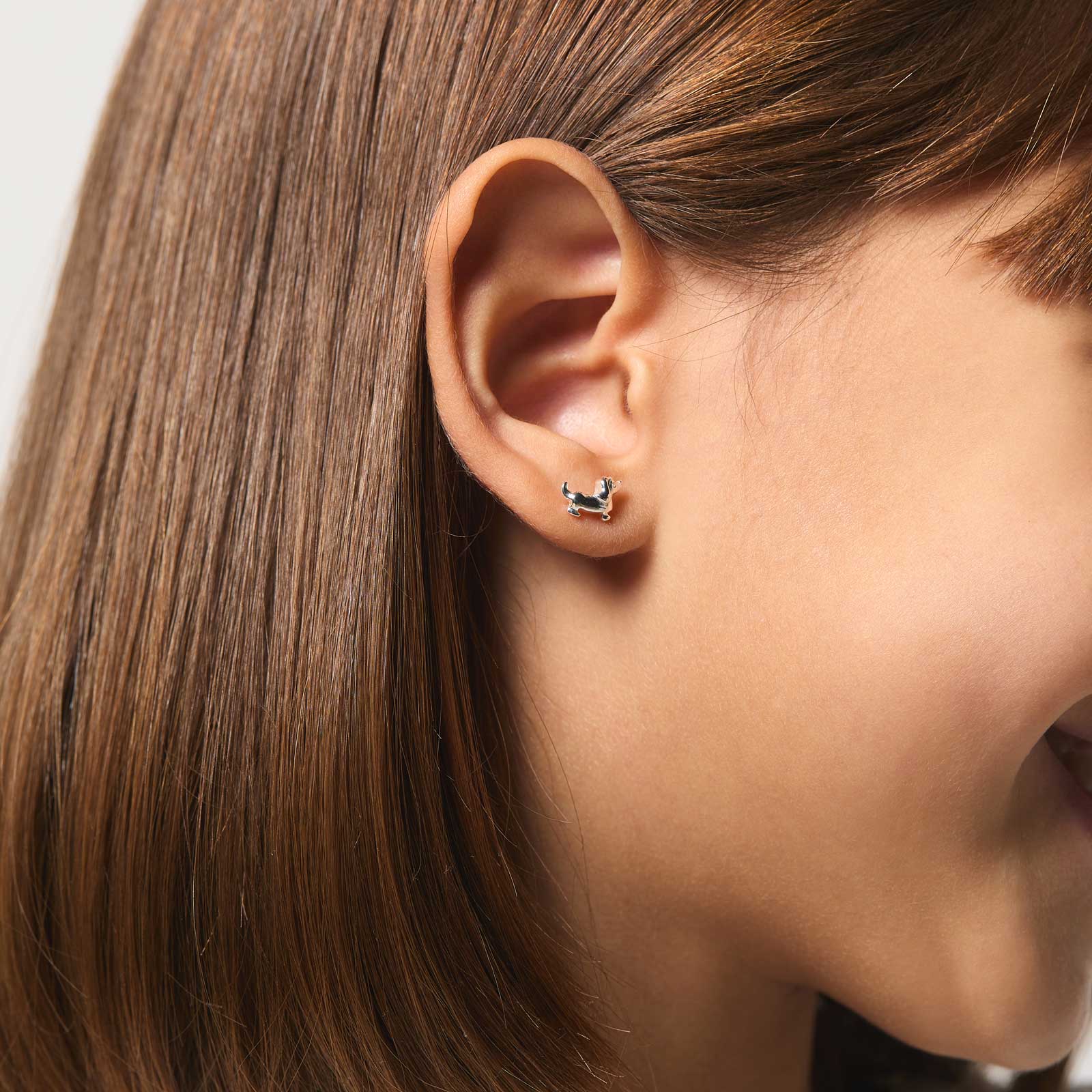 Silverörhängen för barn - taxar