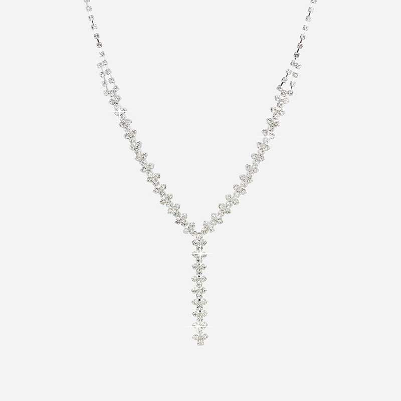 Red Carpet strasshalsband, 35+8 cm