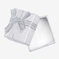 Presentask silverglitter - 5x5 cm