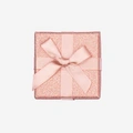 Presentask - rosa glitter 5x5 cm