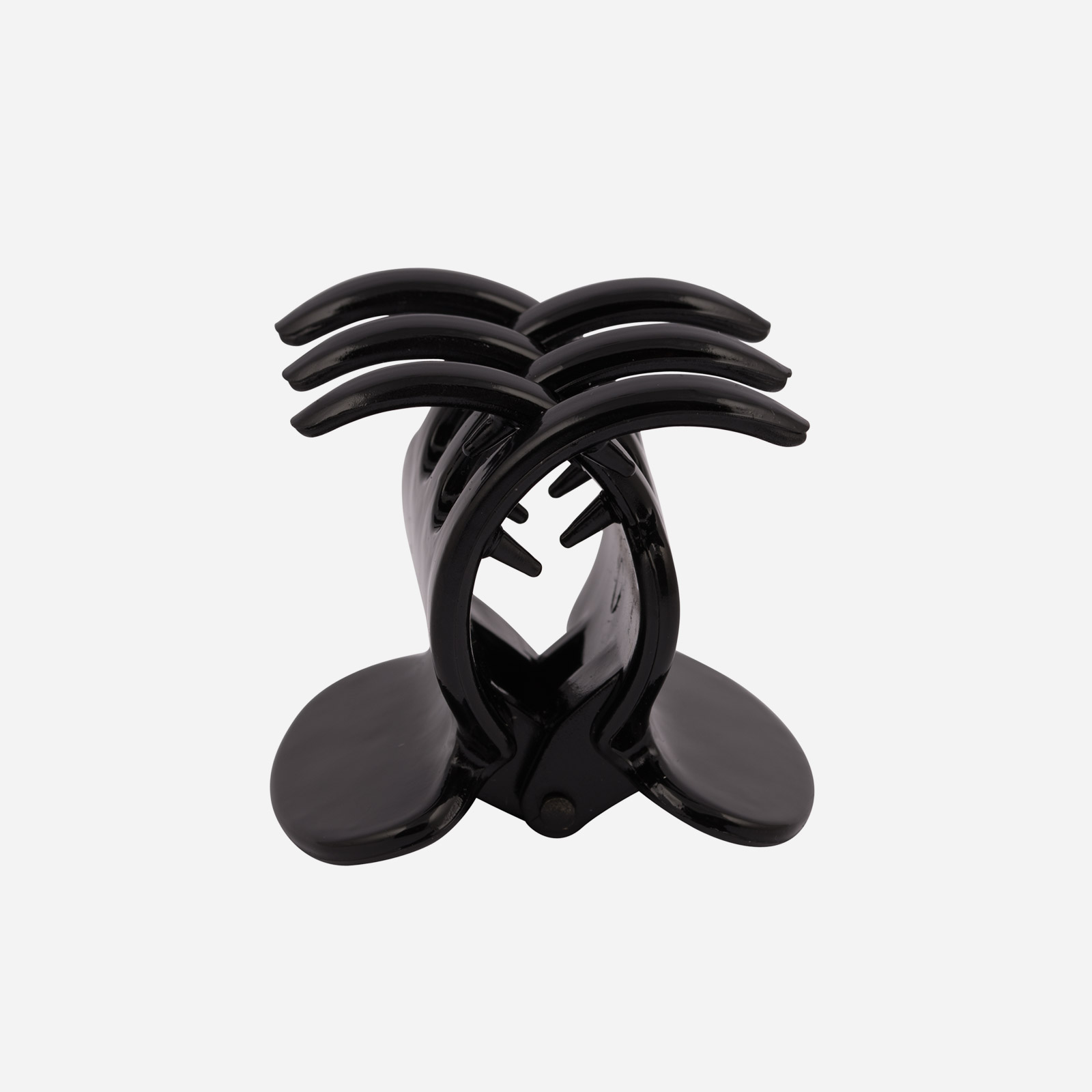 Svart hårklämma 4 cm