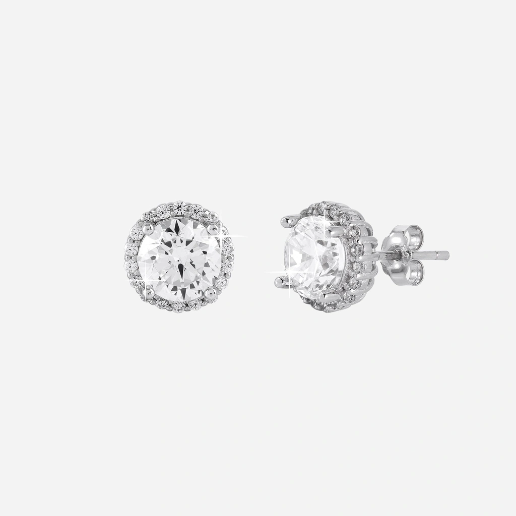 Örhängen äkta silver - studs, 3 mm