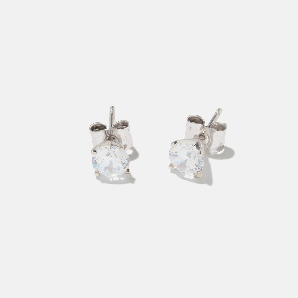 Örhängen Katarina 18k vitguld, labbodlade diamanter 0,6 carat - Solitär
