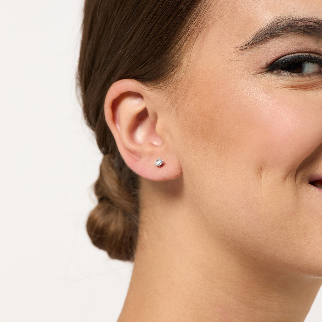 Örhängen Katarina 18k vitguld, labbodlade diamanter 0,6 carat - Solitär