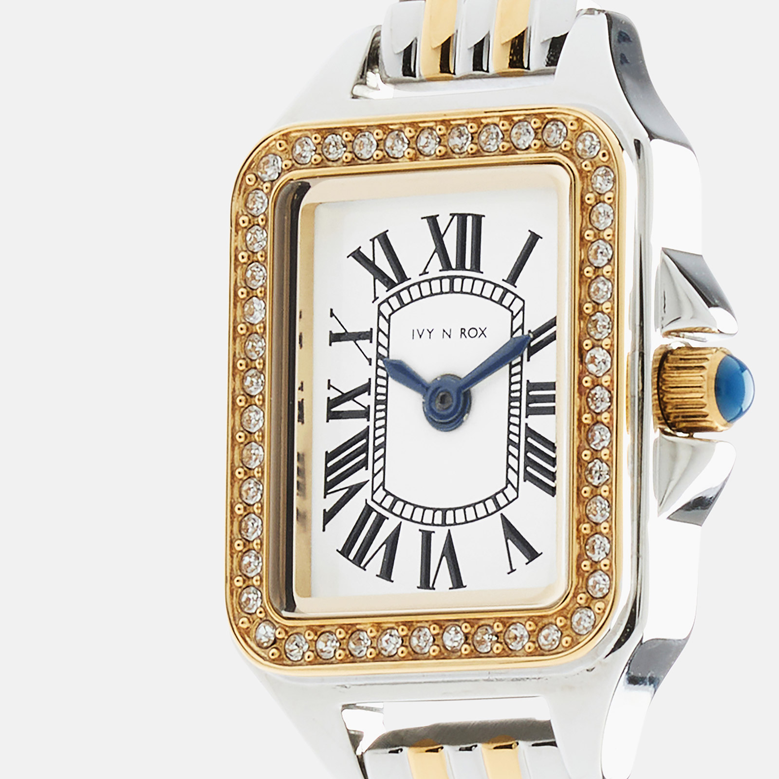 Ivy N Rox Chic damklocka - rektangulär, bicolor, 16x27 mm