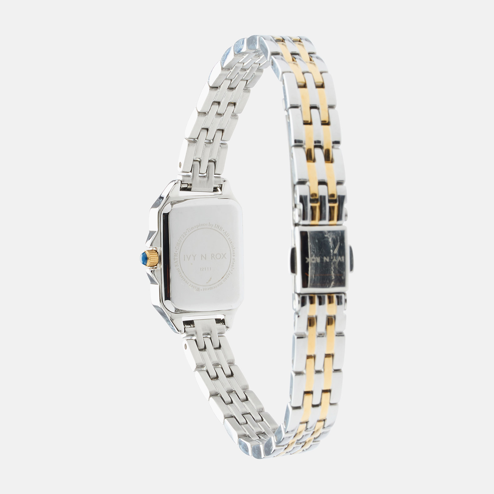 Ivy N Rox Chic damklocka - rektangulär, bicolor, 16x27 mm