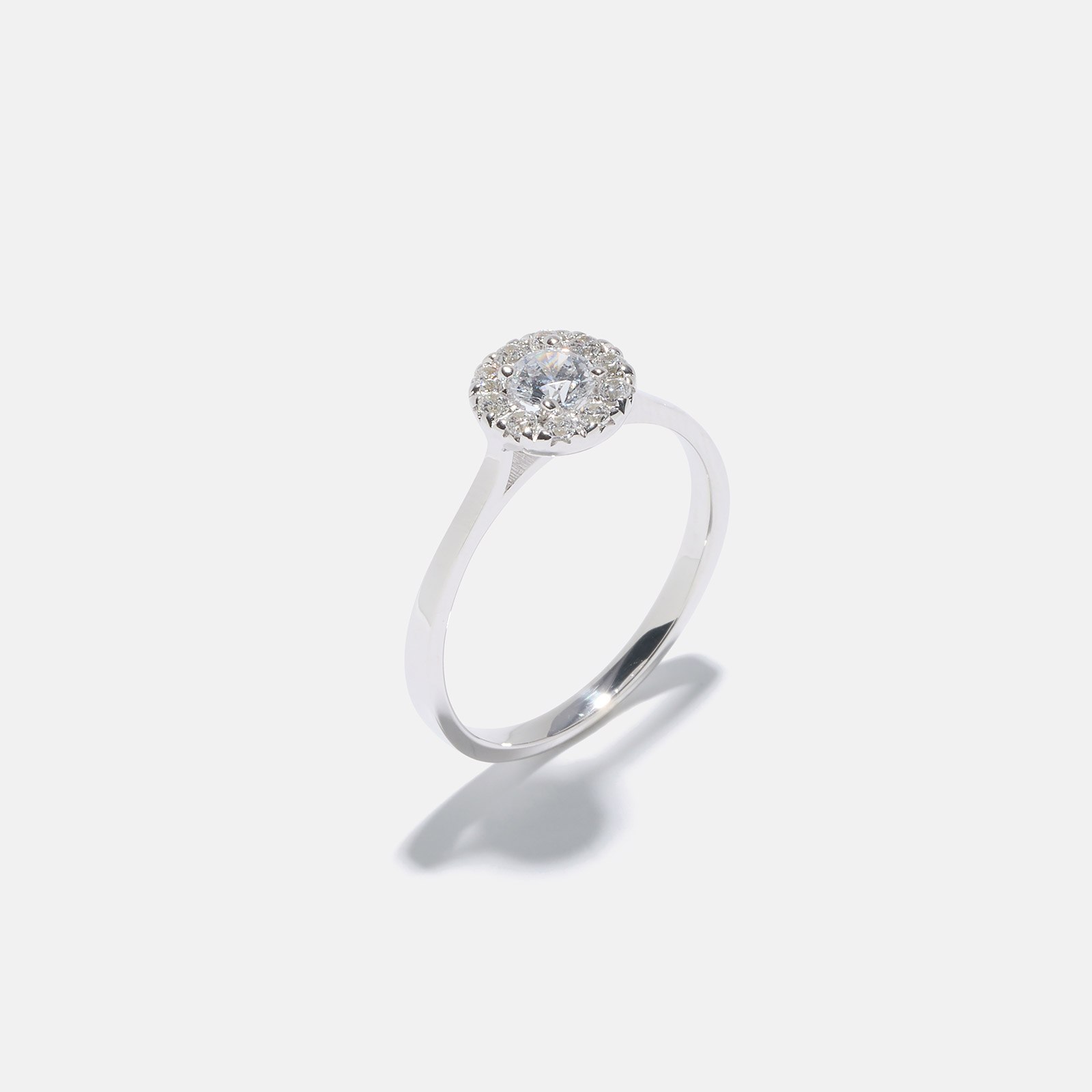 Ring Lottis - 18k vitguld, labbodlade diamanter 0,3 carat