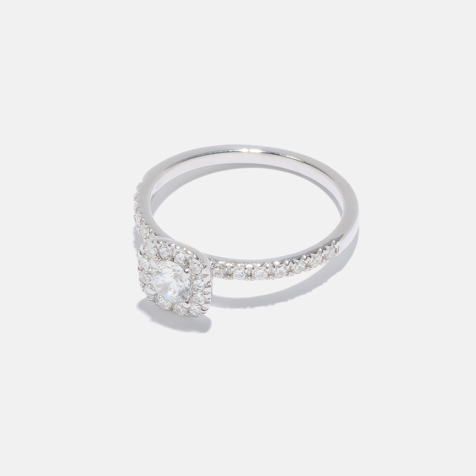 Ring Sabina - 18k vitguld, labbodlade diamanter 0,3 carat