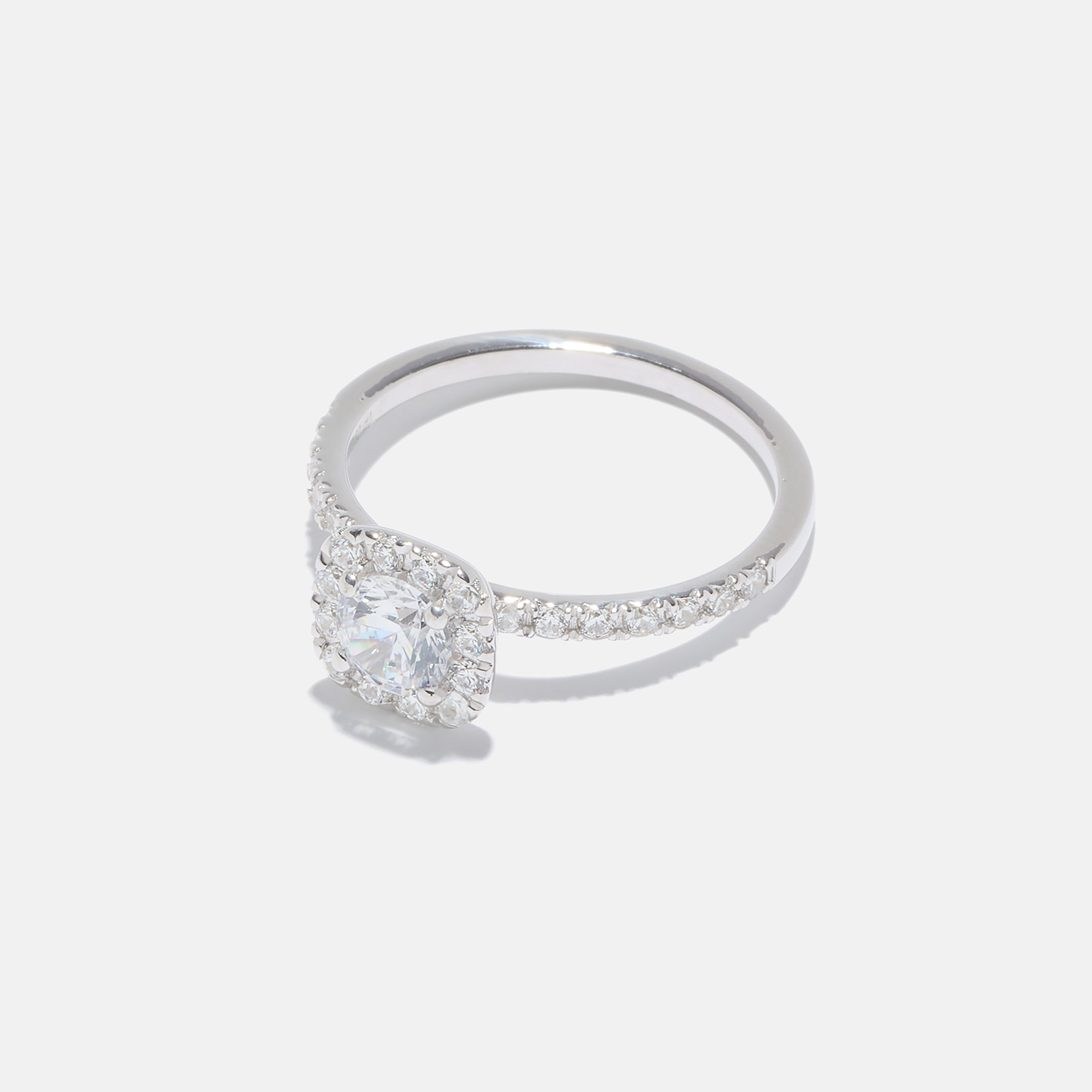 Ring Sabina - 18k vitguld, labbodlade diamanter 0,5 carat