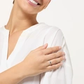 Ring Kerstin - 18k vitguld, labbodlade diamanter 0,7 carat