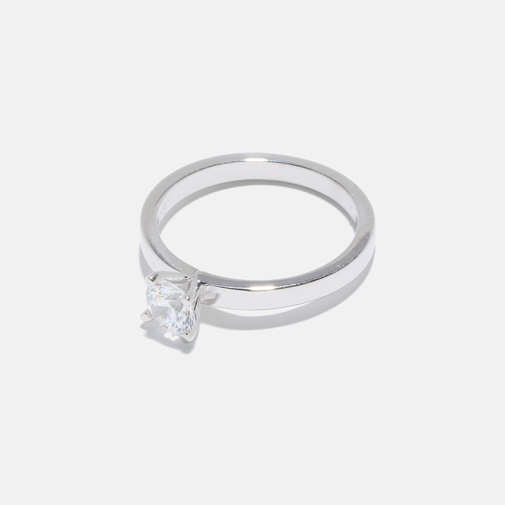 Ring Ulrika - 18k vitguld, labbodlad diamant 0,5 carat