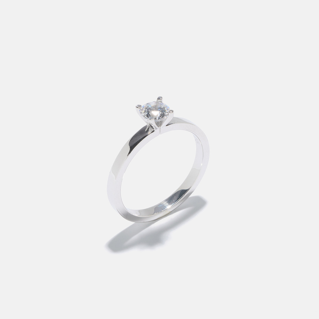 Ring Ulrika - 18k vitguld, labbodlad diamant 0,5 carat