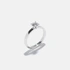 Ring Ulrika - 18k vitguld, labbodlad diamant 0,7 carat - 17,5