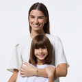 2-pack armband stålhjärta - mor & dotter