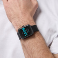 Citrea Smart Watch - gummi, svart, 1,5 tum