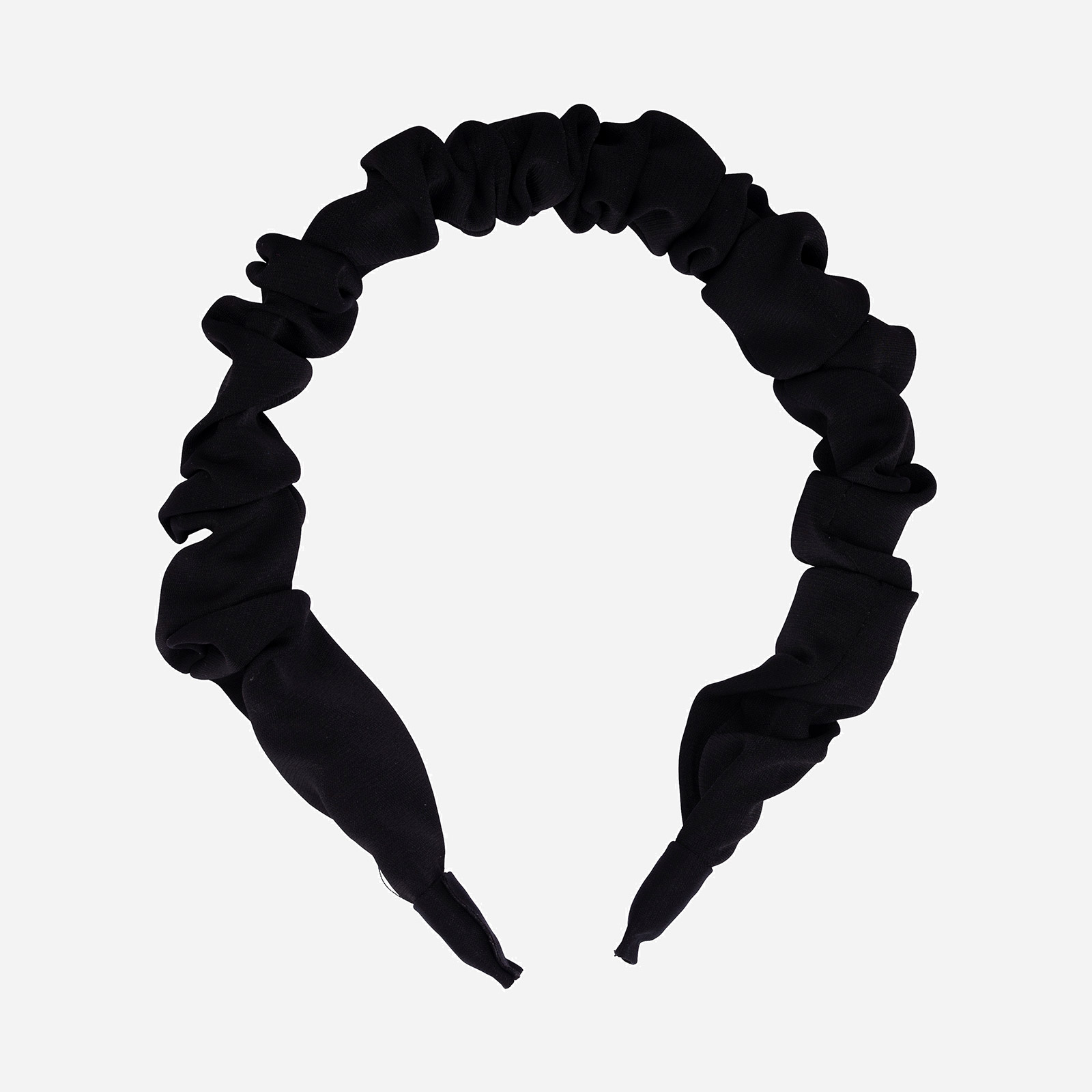 Diadem rynkat - svart