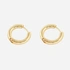 Guldfärgade örhängen - Hoops 11 mm
