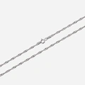 Silverhalsband Singapore - 0,95 mm/60 cm