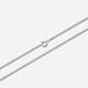 Silverhalsband pansarlänk - 1,7 mm/40 cm