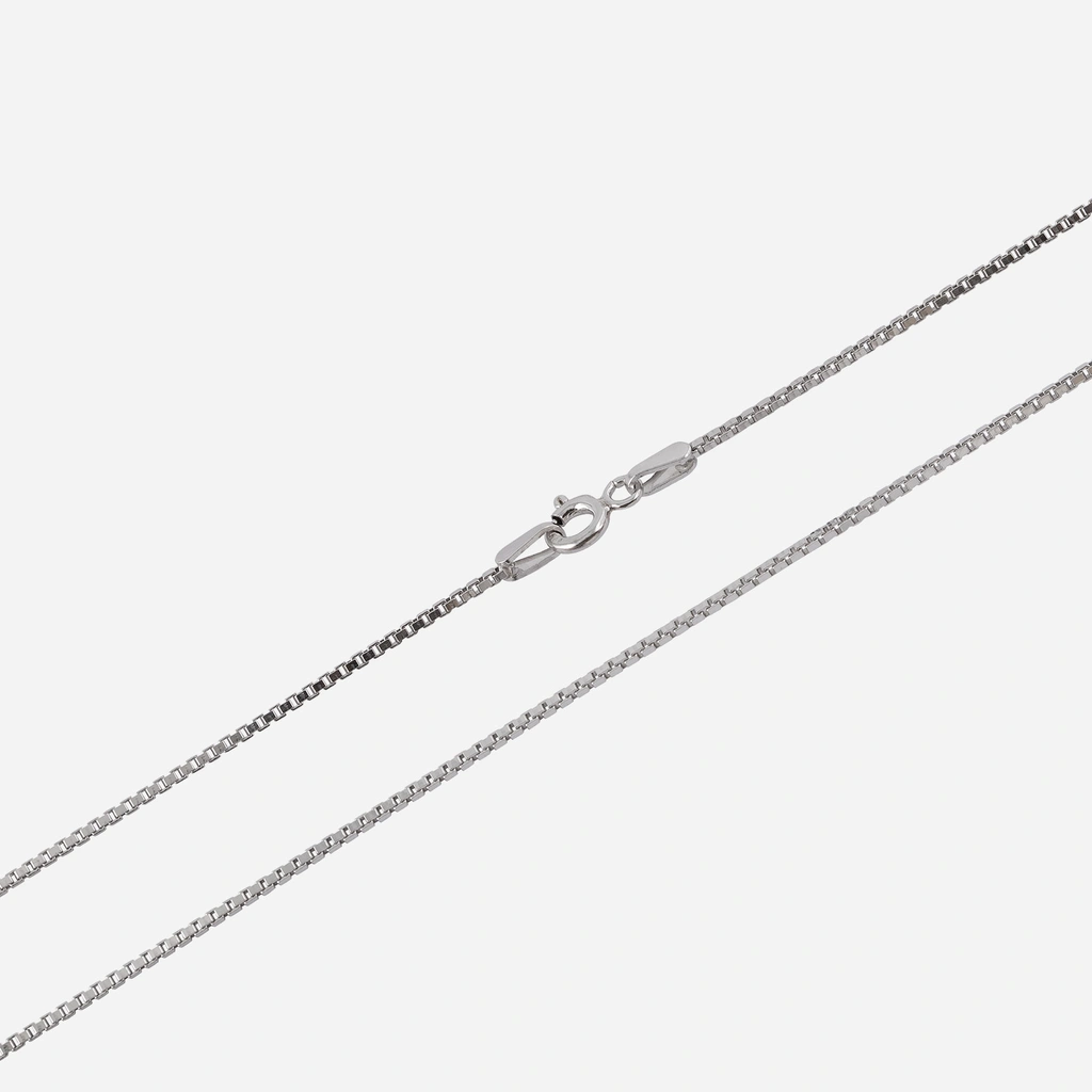Silverhalsband kedja venezialänk - 1,1 mm/60 cm