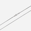 Silverhalsband kedja venezialänk - 1,1 mm/60 cm