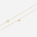 Halsband 9k guld - Bokstav M