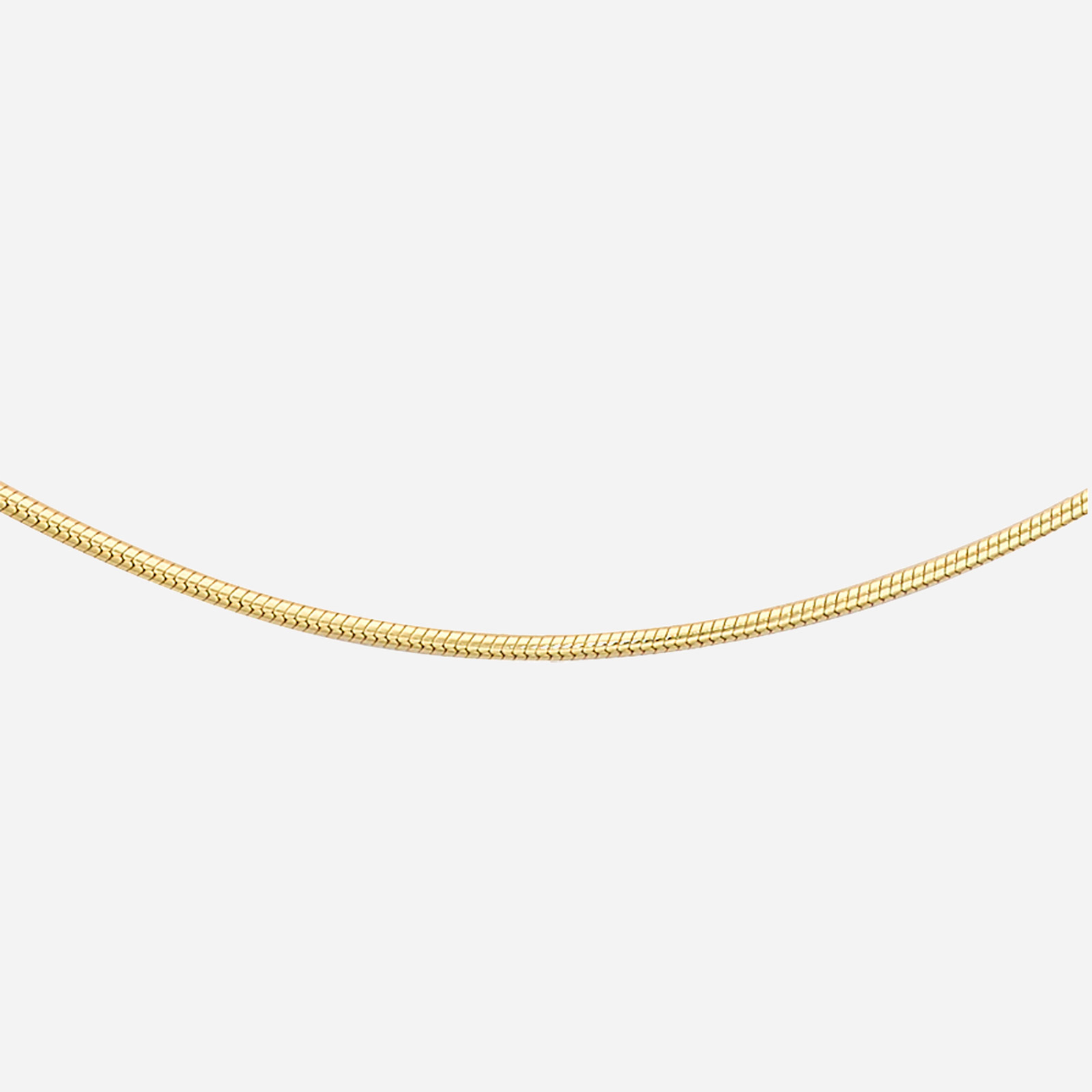 Halsband 9k guld - Ormlänk 46 cm