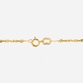 Halsband 9k guld -Twist 46 cm