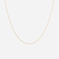 Halsband 18k guld - Singapore 45+5 cm