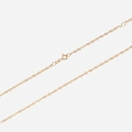 Halsband 18k guld - Singaporekedja 45+5 cm