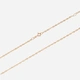 Halsband 18k guld - Singaporekedja 45+5 cm