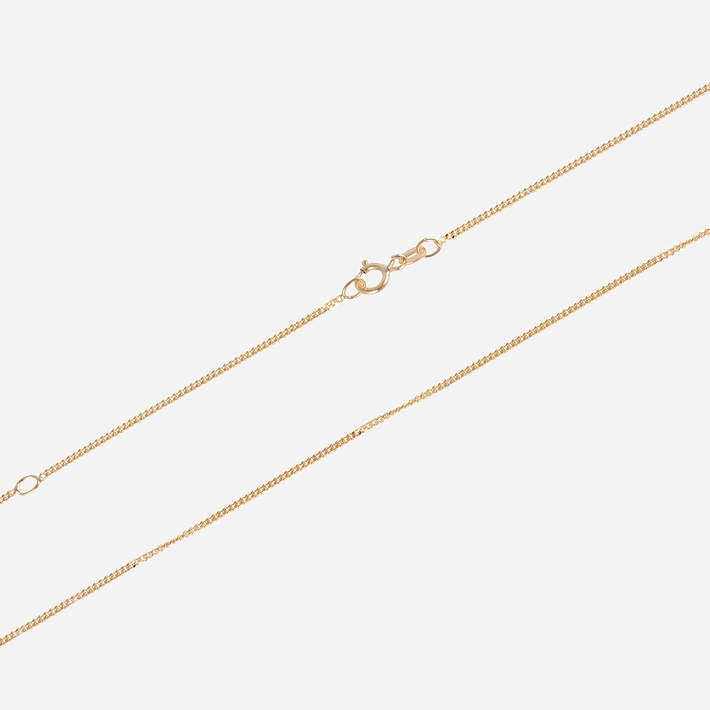 Halsband 18k guld - Pansarkedja 45+5 cm