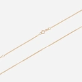 Halsband 18k guld - Pansarkedja 45+5 cm