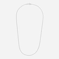 Silverhalsband, pansarkedja - 42 cm / 1 mm