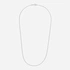 Silverhalsband, pansarkedja - 42 cm / 1 mm