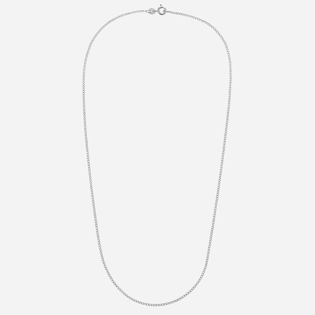 Silverhalsband - Pansarkedja, unisex, 42 cm / 1,5 mm