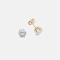 Örhängen Monica 18k guld, labbodlade diamanter 1,4 carat - Solitär