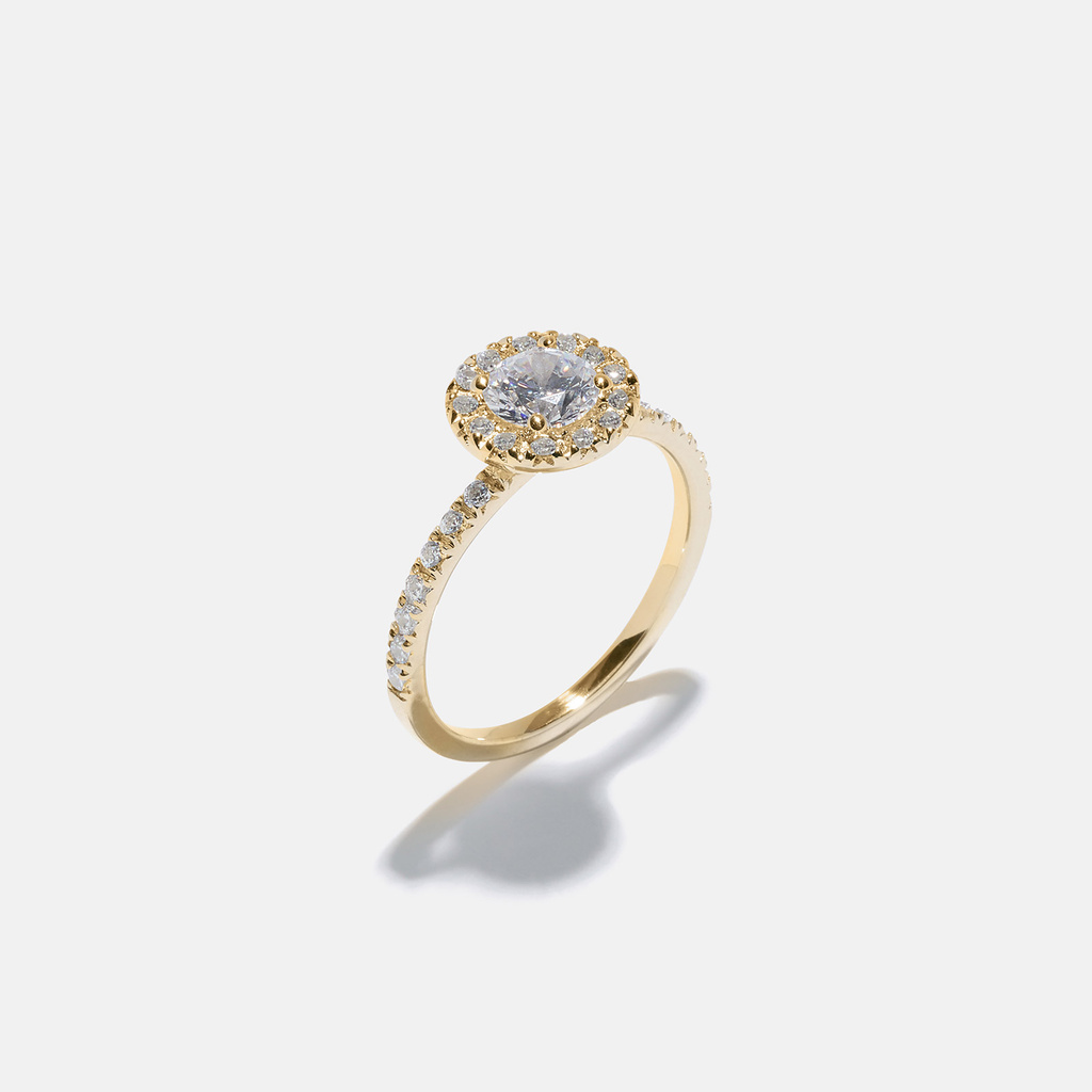 Ring Linette - 18k guld, labbodlade diamanter 0,7 carat