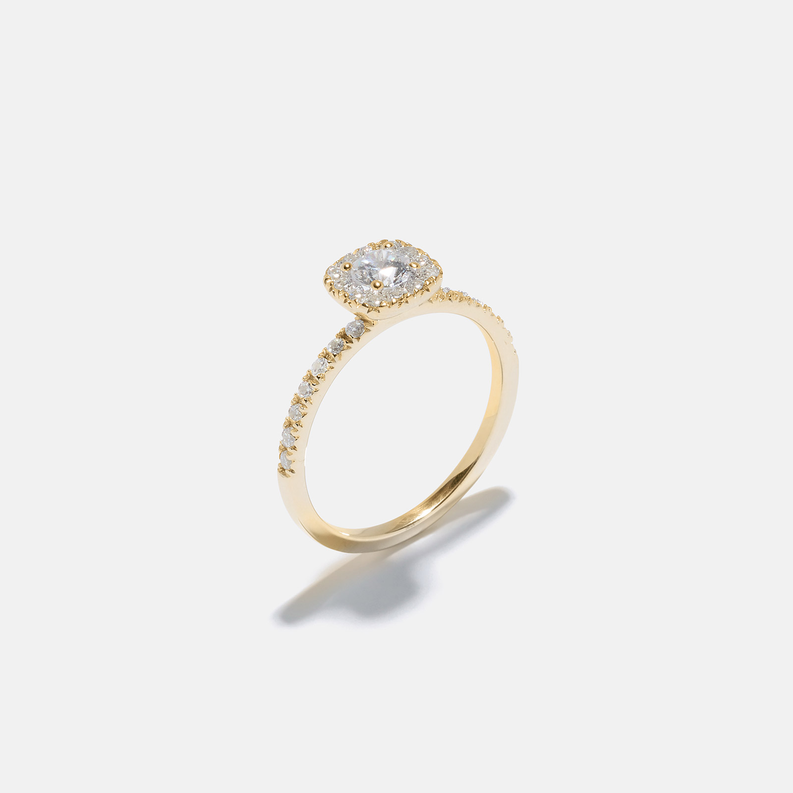 Ring Sabina - 18k guld, labbodlade diamanter 0,3 carat