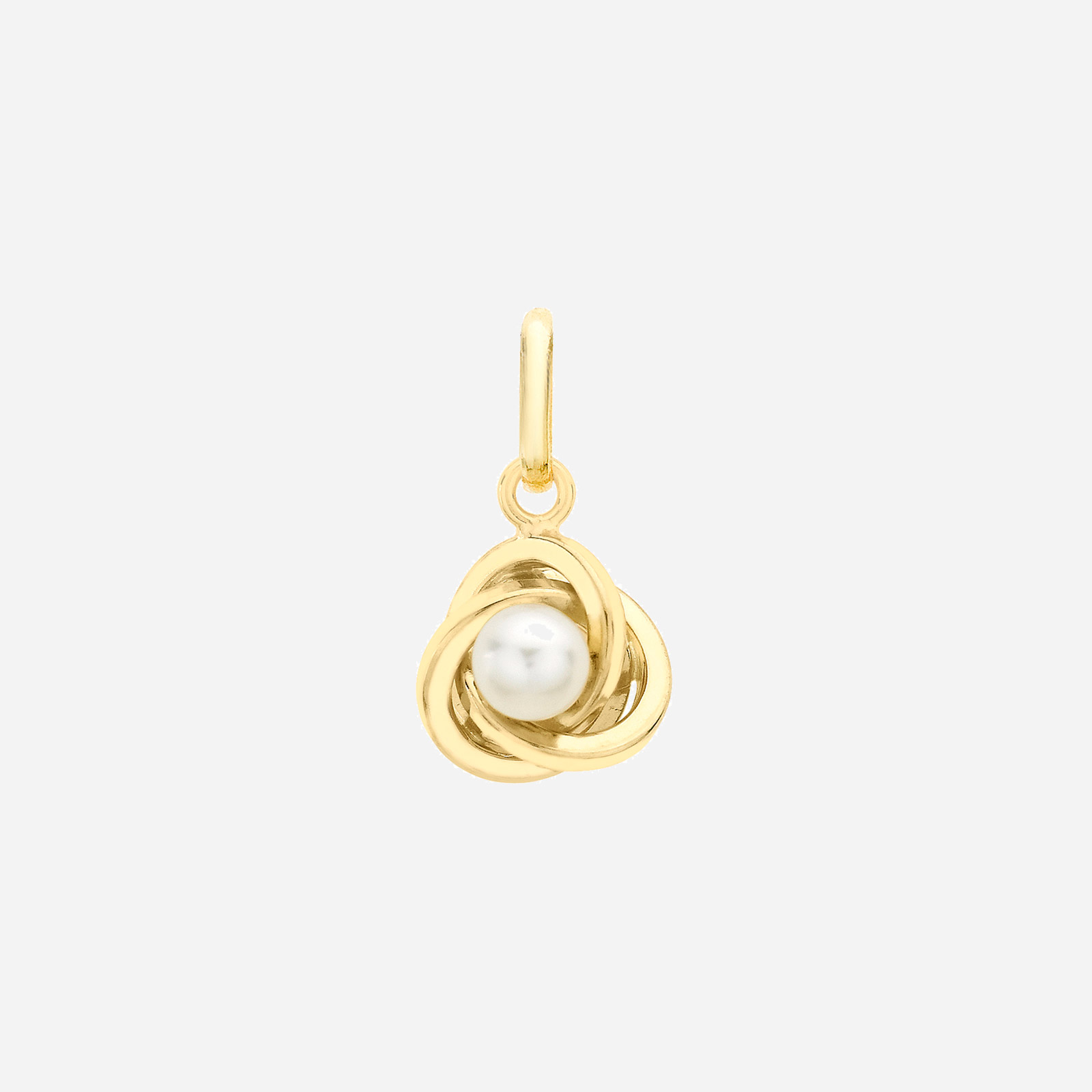Hängsmycke 9k guld - knut 9 mm