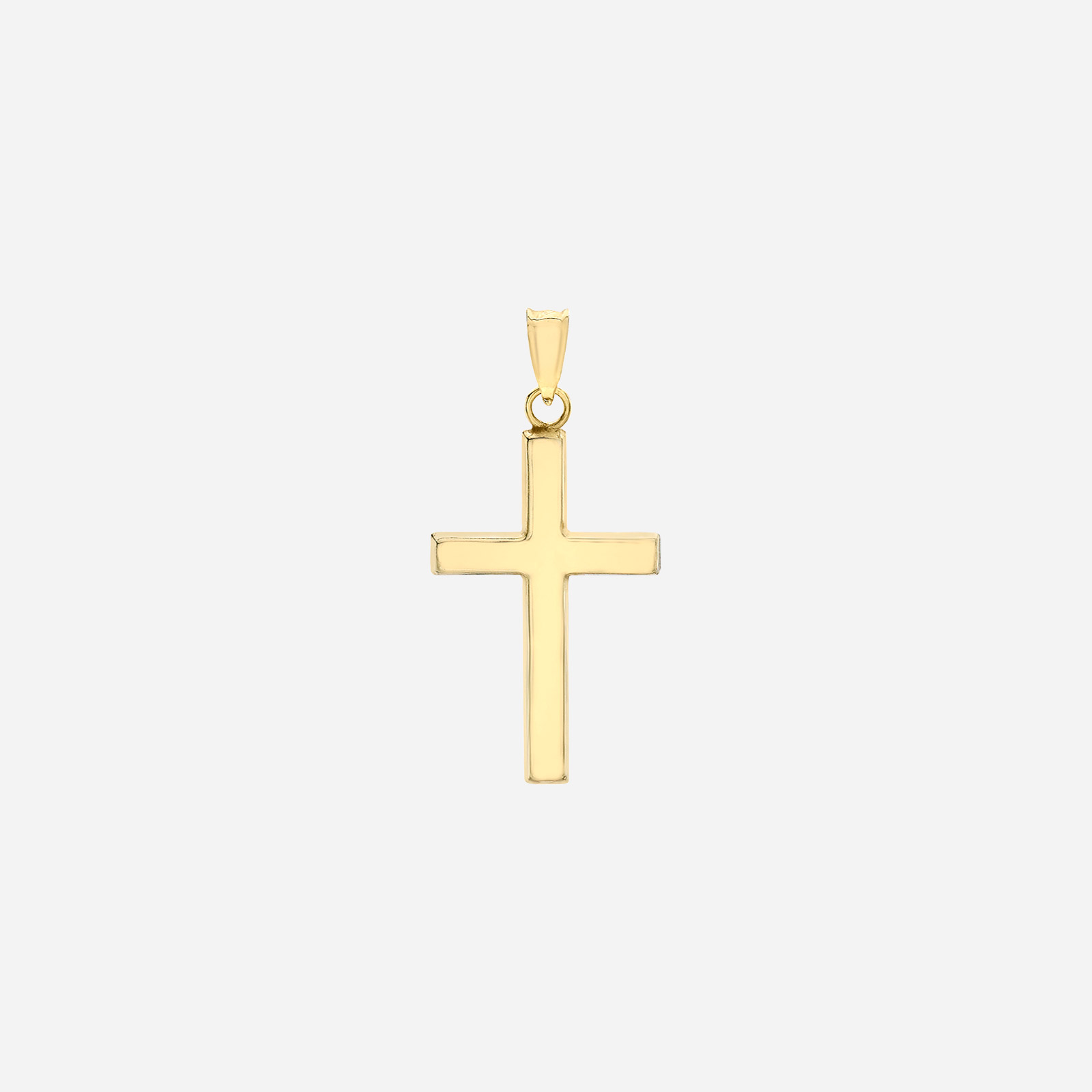 Hängsmycke 9k guld - Kors 25x15 mm