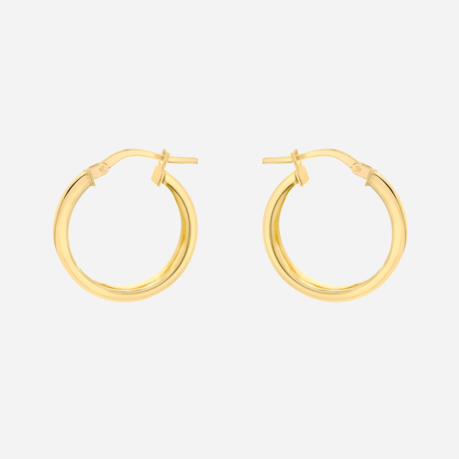 Örhängen 9k guld - Creoler 18 mm