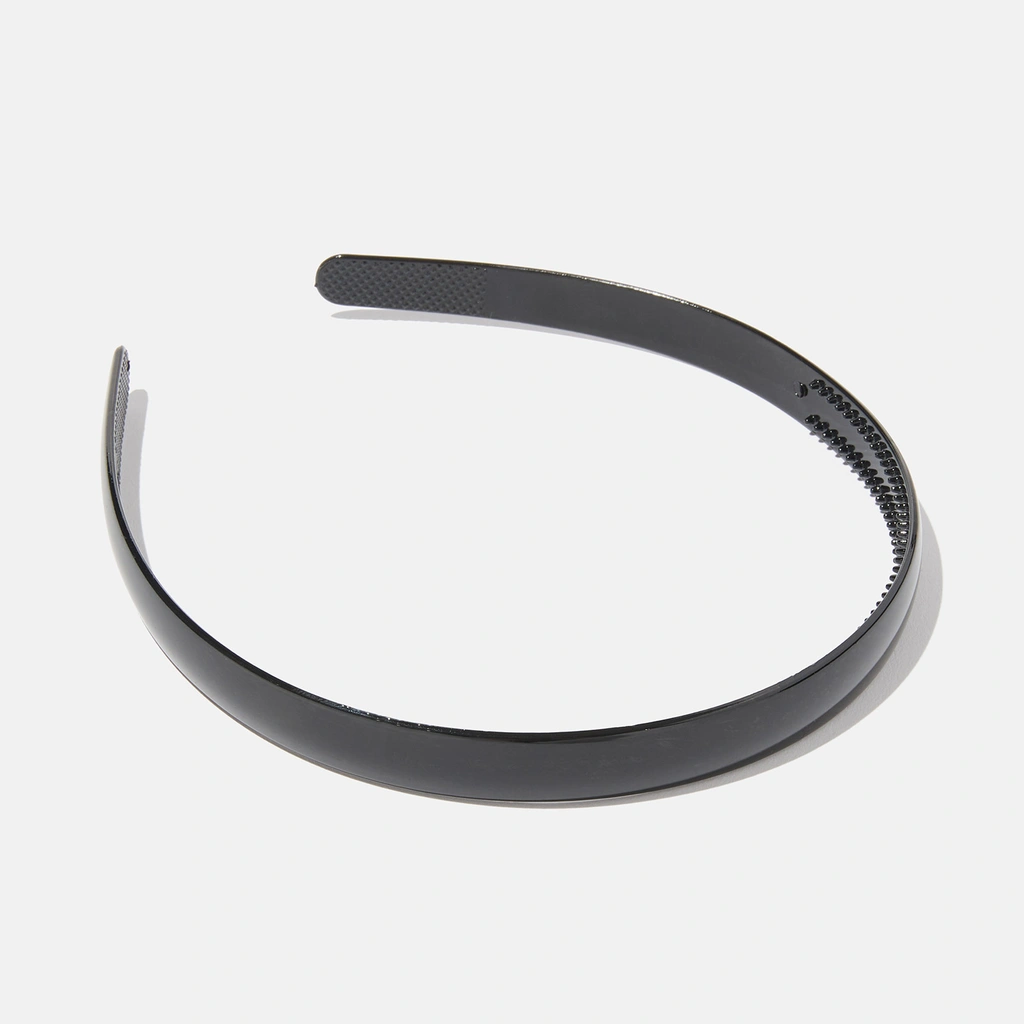 Diadem smalt - svart plast