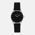 Jacques Lemans London- damklocka, stål/svart, 30mm