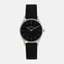Jacques Lemans London- damklocka, stål/svart, 30mm