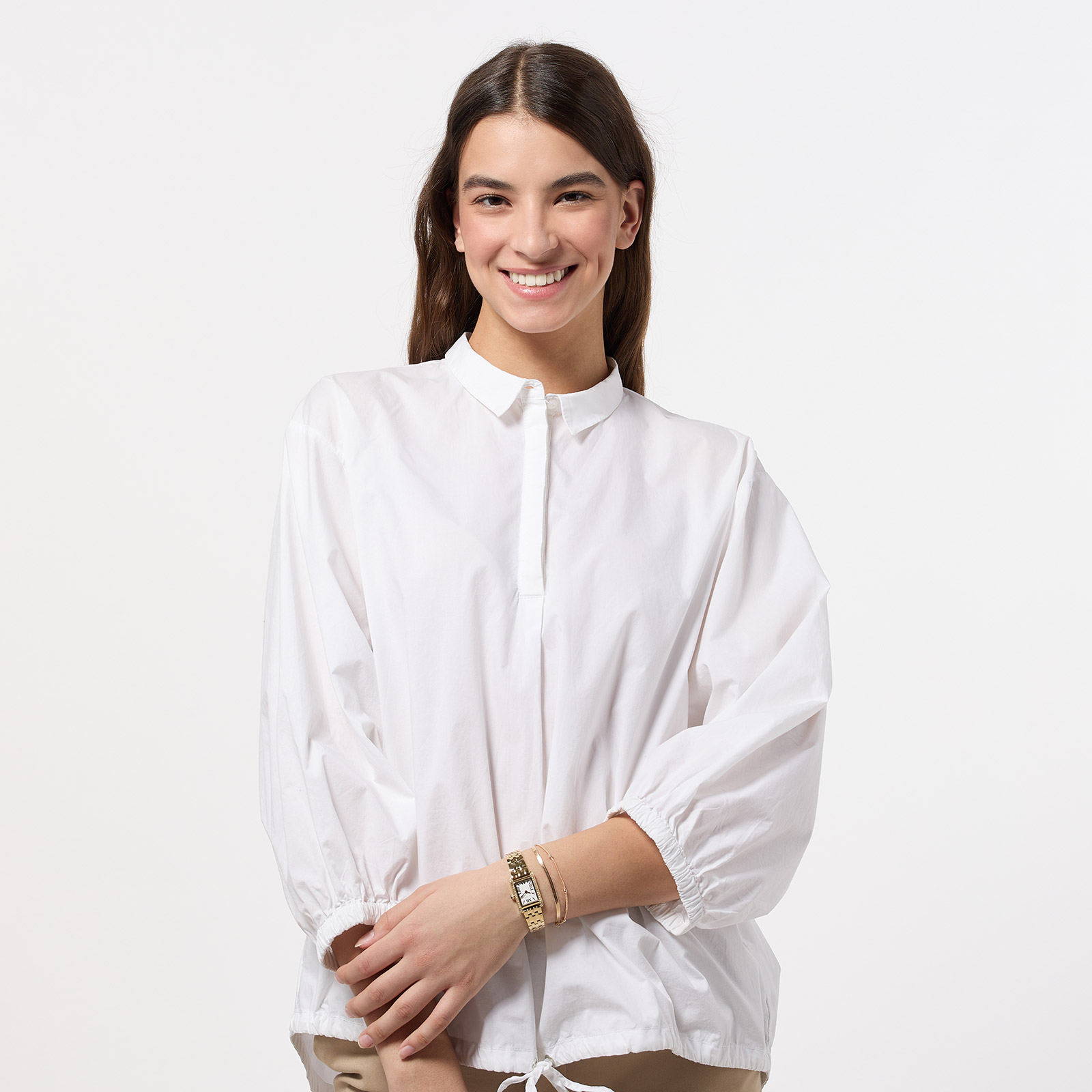 Ivy n Rox Bliss klockset dam - rektangulär, guld, 19x28 mm