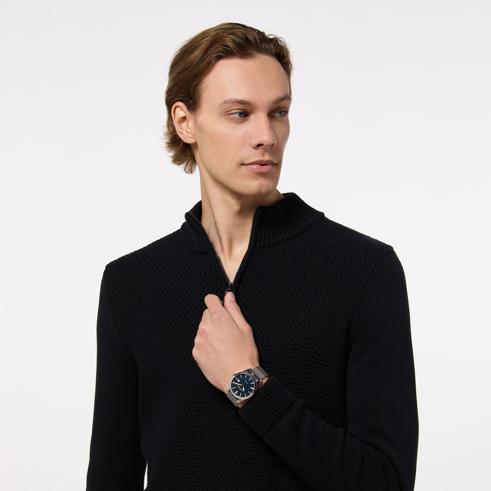 Jacques Lemans Sport - herrklocka, stål/mörkblå, 40mm