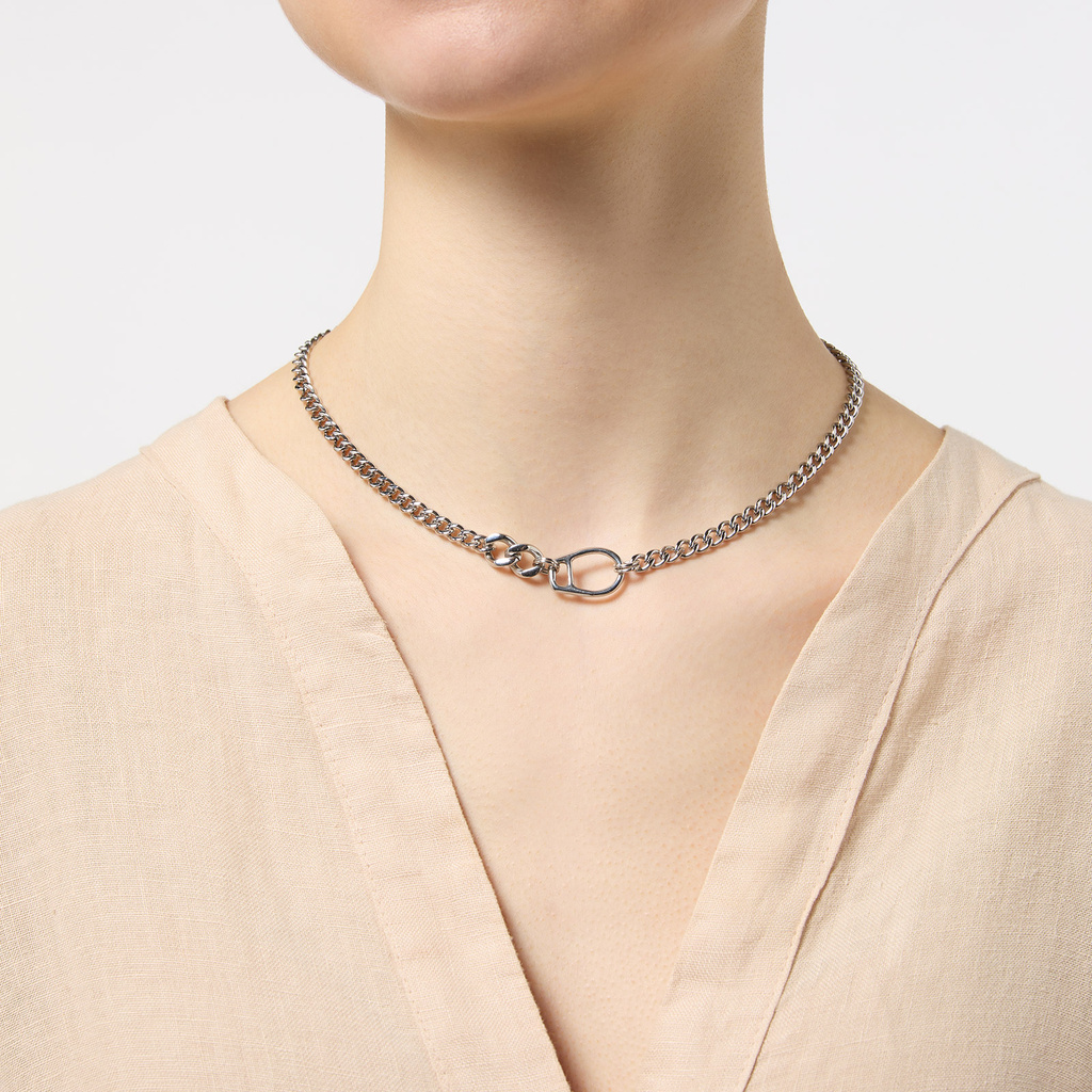 Stålhalsband 40+7 cm