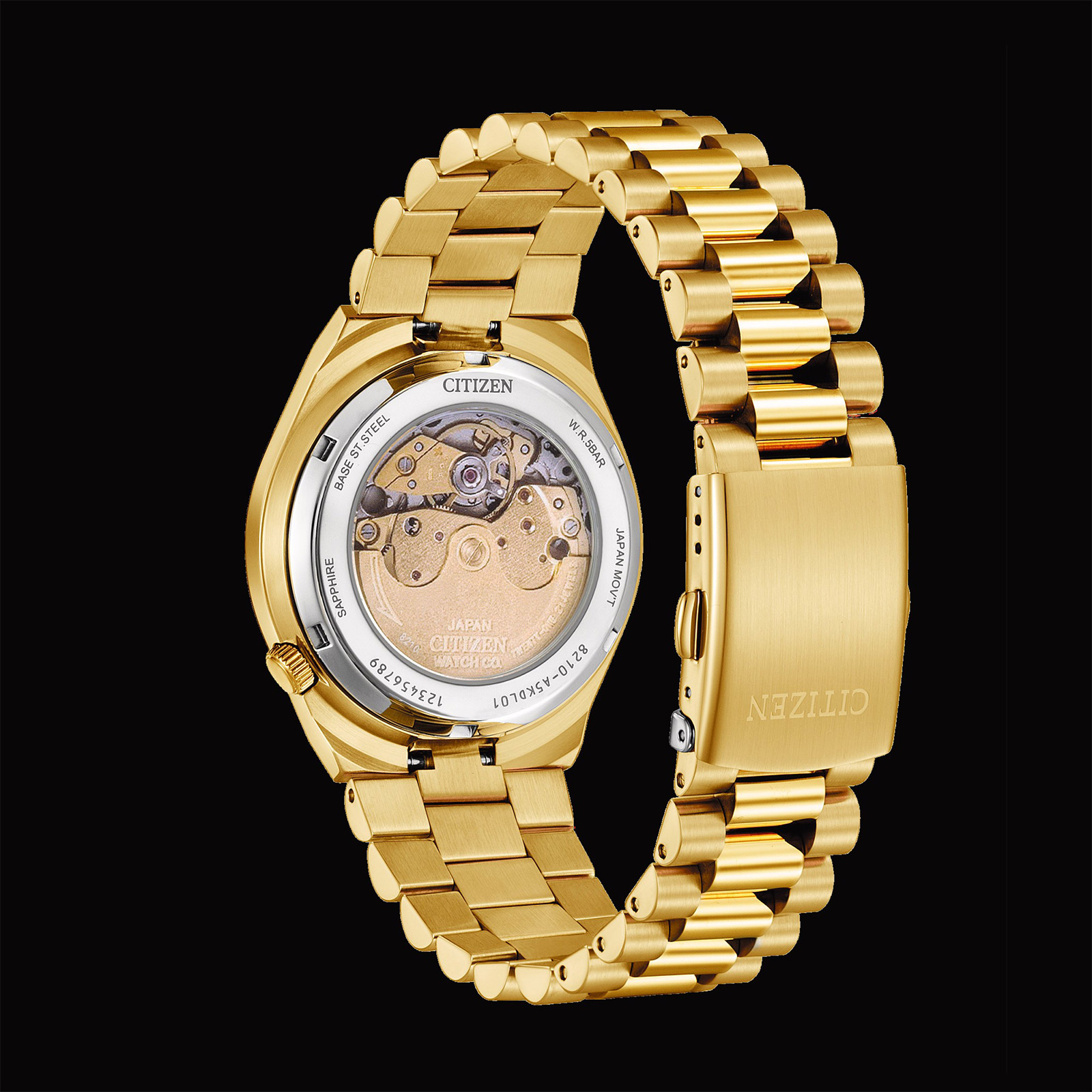 Citizen Tsuyosa automatisk herr - guld/röd NJ0153-82X