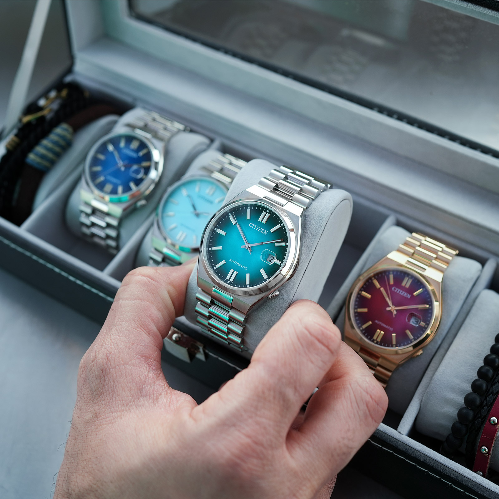 Citizen Tsuyosa automatisk herr - turkos NJ0151-88X